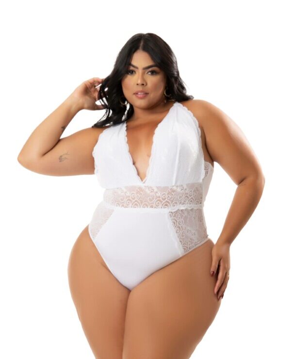 Body Feminino Plus Size Decotado – Tainara